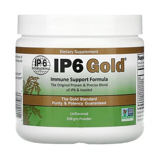 IP-6 International, IP6 Gold, Fórmula de refuerzo inmunitario en polvo, Sin sabor, 308 g
