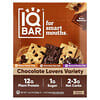 IQBAR, Plant Protein Bar, pflanzlicher Proteinriegel, Schokoladenmischung, 12 Riegel je 45 g
