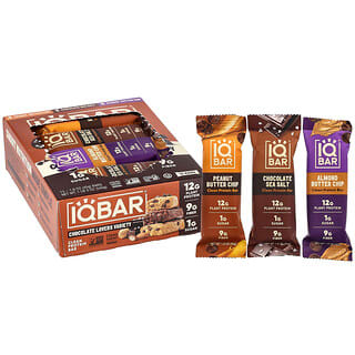 IQBAR, Växtproteinbar, Chokladälskares variation, 12 barer, 45 g styck