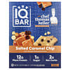 IQBAR, Plant Protein Bar, Bar mit gesalzenem Karamell und gerösteten Macadamianüssen, 12 Riegel, je 45 g (1,6 oz.).
