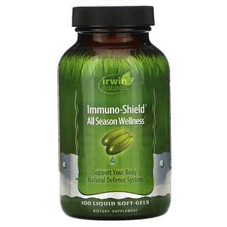 Irwin Naturals, Immuno-Shield，全季節健康，100 粒液體軟膠囊