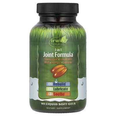 Irwin Naturals, 3-in-1 Joint Formula, 90 Liquid Softgels