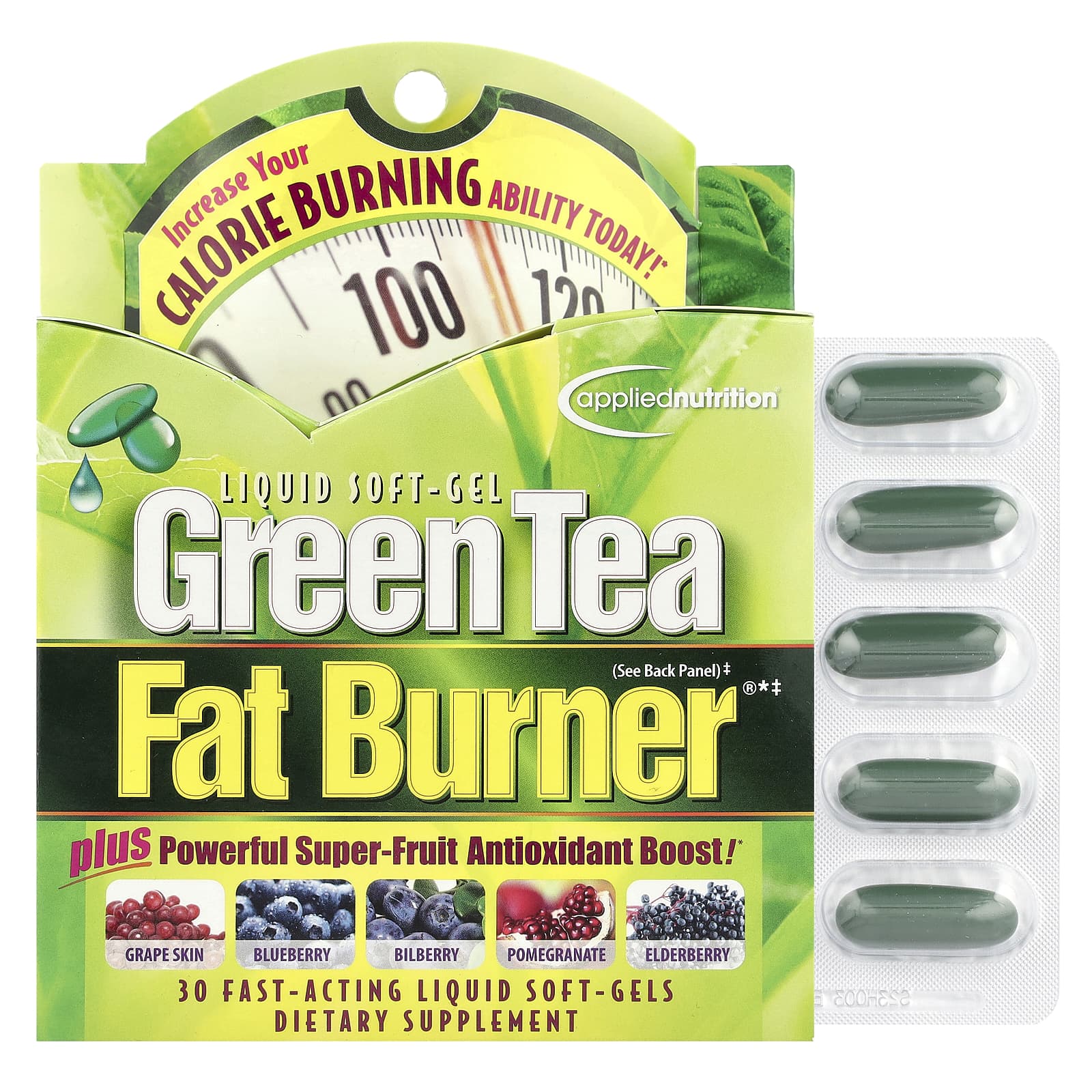 Green Tea Fat Burner®, 30 Fast-Acting Liquid Soft-Gels