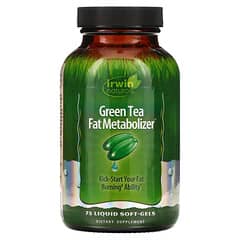Irwin Naturals, Green Tea Fat Metabolizer, 75 flüssige Weichkapseln