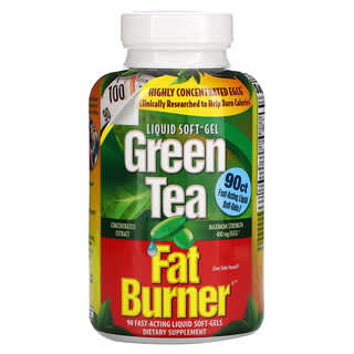 appliednutrition, Green Tea Fat Burner, Fettverbrenner mit grünem Tee, 90 schnell wirkende flüssige Weichkapseln