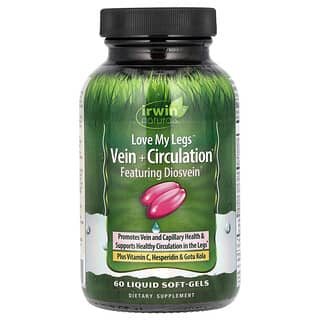 Irwin Naturals, Love My Legs, Vein + Circulation, 60 Liquid Soft-Gels