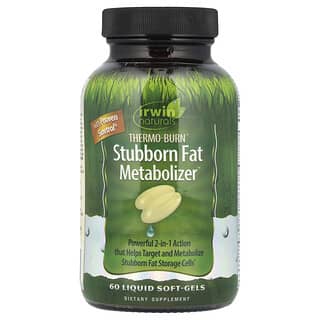 Irwin Naturals, Thermo-Burn Stubborn Fat Metabolizer™, 60 Liquid Soft-Gels