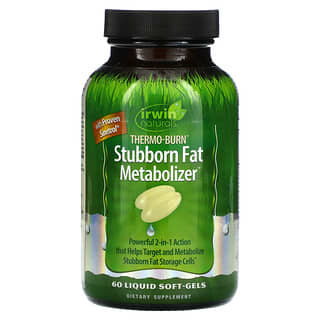 Irwin Naturals, حرق احتراري Stubborn Fat Metabolizer‏، 60 كبسولة هلامية سائلة