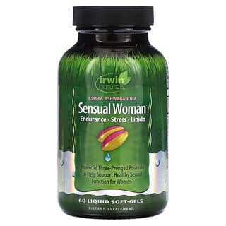 Irwin Naturals, Femmes sensuelles, Endurance, Stress, Libido, 60 gels souples liquides