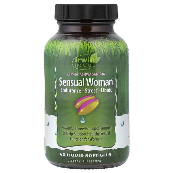 Irwin Naturals Sensual Women™, Endurance, Stress, Libido, 60 Liquid Soft-Gels