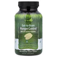Irwin Naturals, Gut-To-Brain Hunger Control™, Control del hambre intestinal y cerebral, 60 cápsulas blandas con contenido líquido