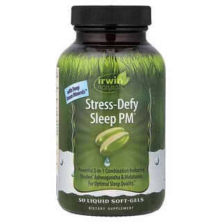 Irwin Naturals, PM, 50 Softgel Líquido contra Stress-Defy Sleep