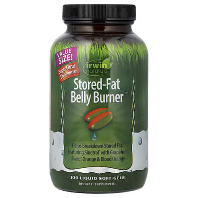 Irwin Naturals, Stored-Fat Belly Burner, 100 Liquid Softgels