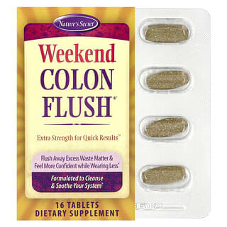 Nature's Secret, Weekend Colon Flush®, 16 Tablets