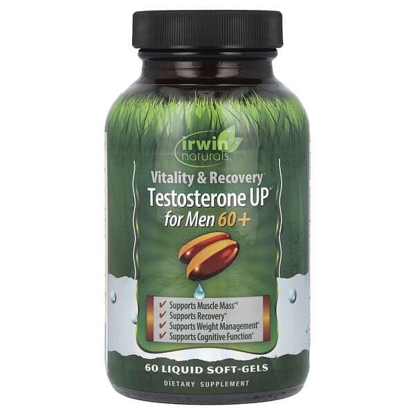 Testosterone UP for Men 60+, 60 Liquid Softgels