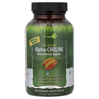 Irwin Naturals, Alfa-colina, 60 cápsulas blandas con contenido líquido