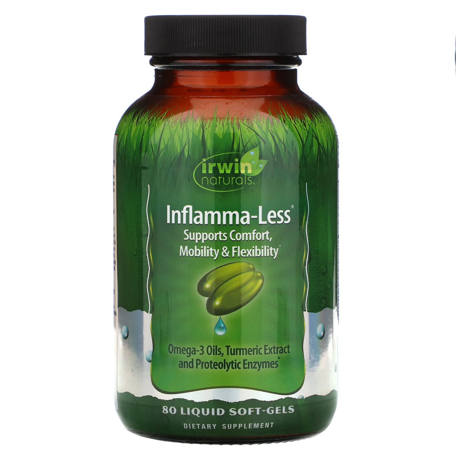 Inflamma Less Irwin Naturals, Inflamma-Less, 80 Liquid Soft-Gels