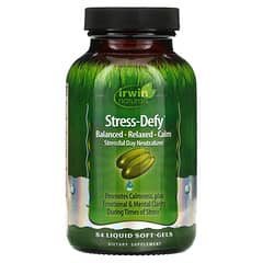 Irwin Naturals, Stress-Defy, 84 Liquid Soft-Gels