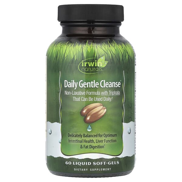 Irwin Naturals, Daily Gentle Cleanse, 60 Liquid Soft-Gels