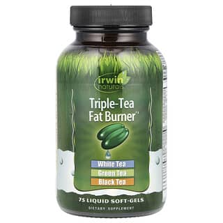 Irwin Naturals, Triple-Tea Fat Burner®, 75 capsules liquides à enveloppe molle