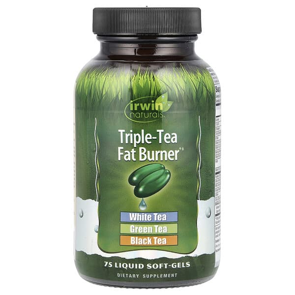 Irwin Naturals, Triple-Tea Fat Burner®，75 粒液體軟膠囊