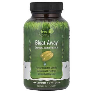 Irwin Naturals, Bloat-Away, 60 folyékony lágyzselé