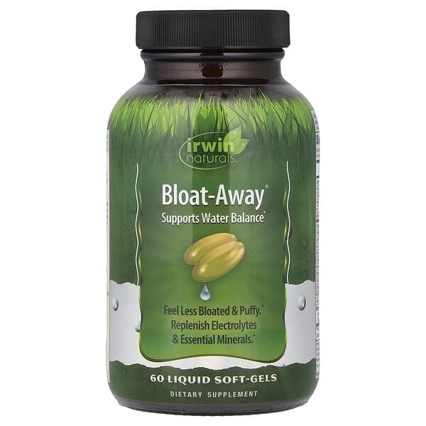 Irwin Naturals, 遠離水腫液體軟膠囊，60粒