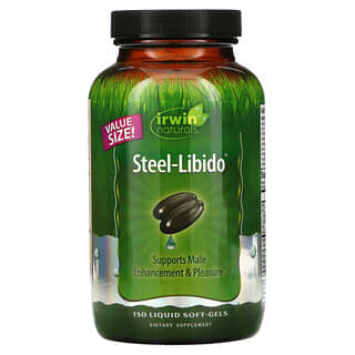 Irwin Naturals, Steel-Libido, 150 cápsulas blandas líquidas