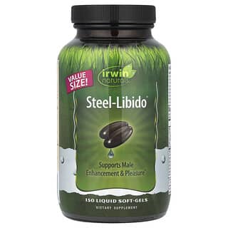 Irwin Naturals, Steel-Libido®（スティールリビドー）、液体ソフトジェル150粒