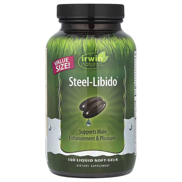 Irwin Naturals, Steel-Libido®，150 粒液體軟凝膠