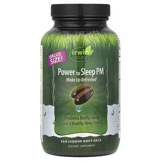 Irwin Naturals, Power to Sleep PM®, 액상 소프트젤 120정