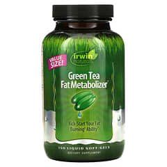 Irwin Naturals, Metabolizador de grasas de té verde, 150 softgels líquidos