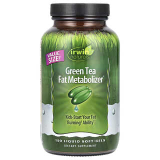 Irwin Naturals, Green Tea Fat Metabolizer®, 150 Liquid Soft-Gels