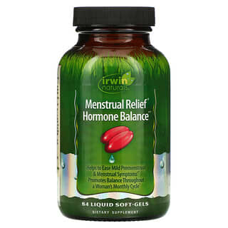 Irwin Naturals, Menstrual Relief Hormone Balance, 84 Liquid Soft-Gels