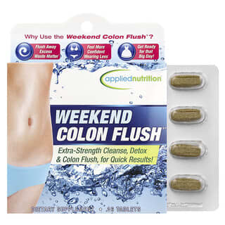 Applied Nutrition‏, סוף שבוע Colon Flush®‎‏, 16 טבליות