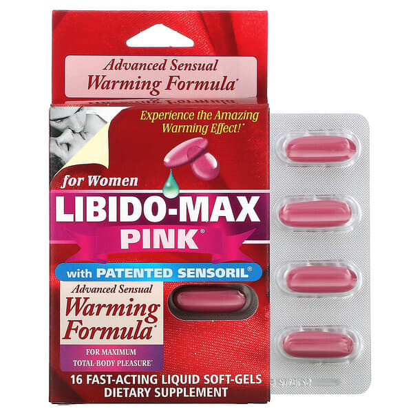 Applied Nutrition‏, Libido-Max Pink، للنساء، 16 كبسولة هلامية سائلة سريعة المفعول
