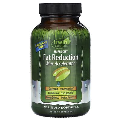 Irwin Naturals, Triple-Diet Fat Reduction+ Max Accelerator, 72 Liquid Softgels