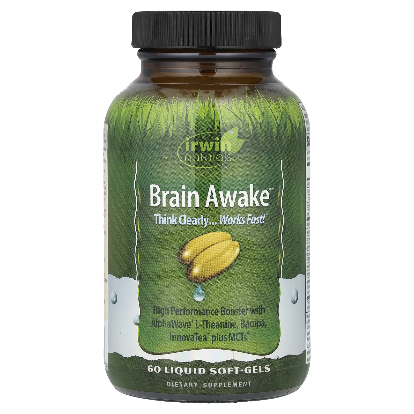 Brain Awake®、液体ソフトジェル60粒