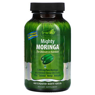 Irwin Naturals, Mighty Moringa, 60 Liquid Soft-Gels