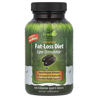 Irwin Naturals, Forskolin, Fat-Loss Diet, 60 Cápsulas em Gel Líquidas