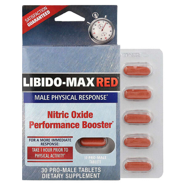 Applied Nutrition, Libido-Max Red™, 30 Pro-Male Tablets