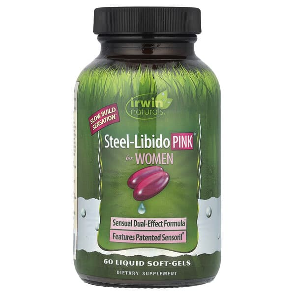 Steel-Libido Pink® For Women, 60 Liquid Soft-Gels