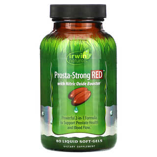 Irwin Naturals, Prosta-Strong RED, 80 gels souples liquides