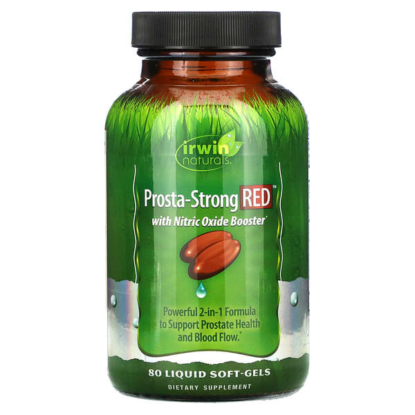 Irwin Naturals, Prosta-Strong RED, 80 cápsulas blandas de gel