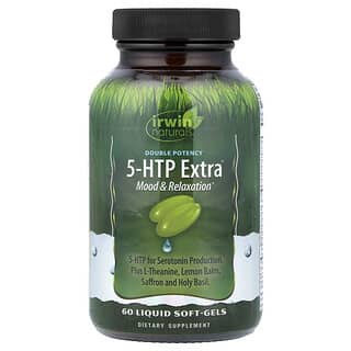 إيروين ناتشورالز‏, قوة مضاعفة،  5-HTP Extra، 60 كبسولة جلاتينية رخوة سائلة
