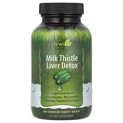 Irwin Naturals, Milk Thistle Liver Cleanse, 60 Liquid Softgels