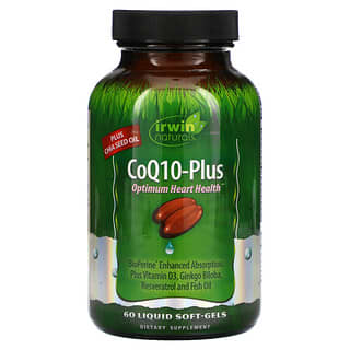 Irwin Naturals, CoQ10-Plus辅酶Q10软胶囊，60粒