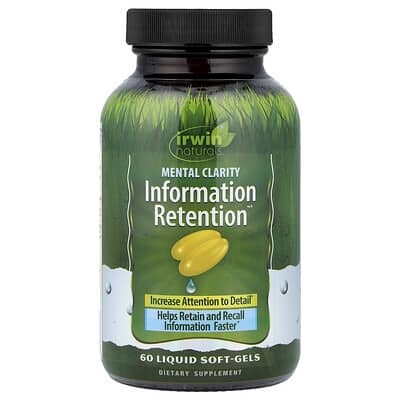Irwin Naturals, Mental Clarity™, 60 Liquid Softgels