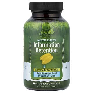 Irwin Naturals‏, שמירת מידע לניקיון מתכת, 60 כמוסות רכות