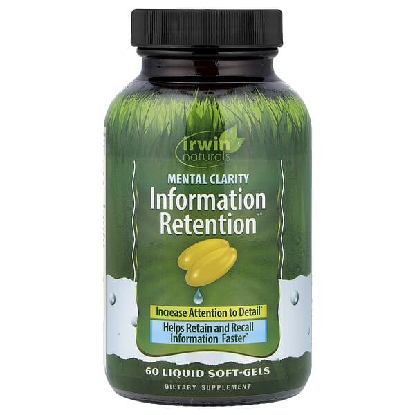 Irwin Naturals Mental Clarity Information Retention™, 60 Liquid Soft-Gels